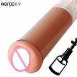 Male Penis erection training Penis Pump Enlarger Vacuum Pump Man Sex Toys Penis Enlarger Extension Adult toy for Men Zerosky