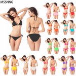 MSSNNG Bikini 2019 Sexy Women Backless Swimwear Brazilian Bikini Push Up Swimsuit Beachwear Bathing Suit Female Biquini Set SB03