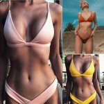 Swimwear Women Brazilian Bikini Swimsuit Sexy Push Up Micro Bikinis Set Swimming Bathing Suit Beachwear Summer Dress 2019