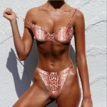 Bikini Brazillian 2019 Women Sexy Print Bikini Push-Up Pad Swimwear Swimsuit Set Female Swimming Biquini Maillot De Bain Femme