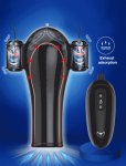 12 Speeds Male Glans Vibrator Vacuum Pump Penis Vibrating Stimulate Massager Penis Enlargement Adult Sex Toy For Men Masturbator