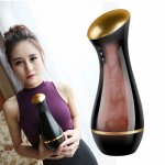 Male Masturbator Artificial Vagina Real Pussy Silicone, Sucking Vibrator Sex Toys for Men Pocket Pussy  vibrator -40