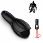 Penis Trainer Vibrators Glans Stimulator Massager Sex Toys For Men 10 Modes Exerciser Masturbator Vibrator For Him Adult Product