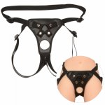 New Adjustable double Strap On Dildo Pants PU Leather Strapon Pants Harness For Dildos Women Sex Accessories Lesbian Strapon