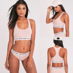 Sexy Bikinis Letter Print Swimwear 2017 Women Swimsuit High Waisted Bathing Suit Beachwear Brazilian High Waist Bikini Set