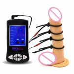 Ins, Electro Sex Stimulation Kit Adjustable Cock Peins Ring Electric Shock Sex Medical Themed Toys For Men Electronic Pulse Massager