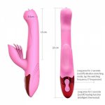 Tongue Licking Vibrator heating Rechargeable Clitoris G-Spot Stimulator Sex Toys For Women Sensitive Teasing 7 Vibration Modes