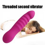 G Spot Vibrator For Vagina Stimulation, Ultra Soft Bendable Small Vibrator With 9 Vibration Patterns-Slilcone Dildo Vibrator