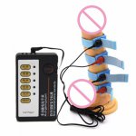 Electro Shock Penis Rings Therapy Penis Extender Stimulate Massager Cock Ring Medical Themed Adult Sex Toys For Men Masturbator