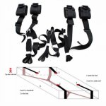 Bdsm Bondage Set Restraint Adult Sex Toys For Woman Couples Handcuffs For Sex Leg Open Games+Wrists Ankle Cuffs Under Bed System