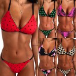 Sexy Floral Bikinis Snake Skin Swimwear Women Swimsuit Brazilian Push Up Bikini 2019 Swimsuit Female Print Swimming Suit Biquini