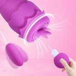 Tongue Sucking Vibrator For Women Vagina Egg 20 Frequency Strong Stimulation USB Rechargeable Clitoral Sucking Sex Toy for Women