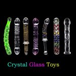Pyrex Glass Dildo Fake Penis Crystal Anal Beads Butt Plug Prostate Massager G Spot Female Masturbation Toys