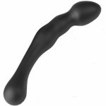 Silicone Anal Beaded Anal Prober Butt Plug Male Prostate Massager Unisex Anal Sex Toys, Sex Product