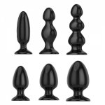 Silicone Big Butt Plug Anal Beads Prostate Massage Smooth Soft Huge Butt Plug Men Anal Plug Big Anal Balls for Men Woman Gay