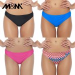 M&M 2019 Women Sexy Bikini Bottom Swimwear Brazilian Bikini Set Swim Briefs Short Bodysuit Two-Piece Separates Swimsuit B601
