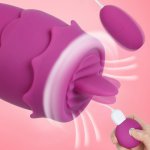 Vibrator for Women 20 Mode Oral Clitoris Stimulator Tongue Nipple Sucker Breast Enlarger Vibrator Sex Toys Vaginal Masturbator