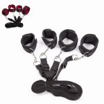 Under Bed Sex Bondage Restraint Set Sex Hndcuffs Footcuffs BDSM Bondage Kit Erotic Fetish Adult Games Sex Toys for Couples