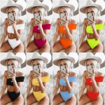 2019 New Strapless Bikini Set Bathsuit Sexy Brazilian Swimsuit Women Push Up Padded Bathing Suit Maillot De Bain Femme Biquini