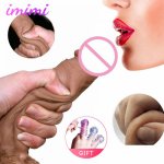 Super Huge Realistic Dildo Vibrator Sex Toys For Adult Women Big Dildos Phallus Suction Cup No Vibrator Female Masturbation Cock