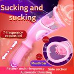 8 Frequency Tongue Sucking Vibrators Nipple Suckers Clitoris Masturbator Dildo G-spot Stimulator Licking Oral Sex Toys for Woman