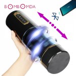 Adult Sex Toy Vibrator For Men Masturbation Cup Automatic Telescopic Oral Blowjob Sucking Artificial Vaginal Sex Machine For Men