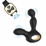 2018 Heating 5 Mode Rotating 10 Mode Vibration Male Prostate Massager G-Spot Stimulator Butt Plugs Anal Vibrator Sex Toy For Men