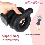 SM Super Long Silicone Anal Plug 60cm Anal Whip Anal Dildo Anus Masturbation Dilator Expander Erotic Toys For Couples Orgasm Toy