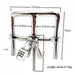 Password Locks Metal Adjustable Handcuffs Stainless Steel Wrist Cuffs Adult Sex Games Bondage Restraints BDSM Sex Toy For Women