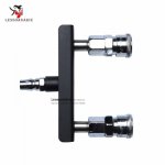 E09 Double Penetration Dildos Holder Accessory for Premium Sex Machine in Steel Quality,Fit for Quick Connector Dildos