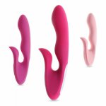 Rechargeable 14 Speeds Electric Vibrator Portable Stimualtor Magic Wand G-Spot Massager Silicone Erotic Sex Toy for Women A1-50