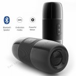 Bluetooth Speaker Male Masturbator 10 Modes Vibrator Wireless Audio Vagina Real Pussy Sex Toys For Men Masturbador Masculino