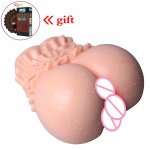 Mould Big Ass Male Masturbator Sex Toys Reality Vaginal Aircraft Cup Inflatable Silicone Adult Doll Sex Articles Free Condoms