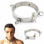 Restraints Stainless Steel Ears Collar Slave Fantasy Needle Sex Fetish  Bondage Strap Sex Product BDSM Toys for Couples G7-6-114