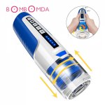 Automatic Rotate Male Masturbator Electric Penis Pump Vibrators For Man Realistic Pussy Deep Throat Oral Sucking Masturbator Cup