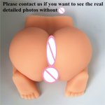 2.7kg 1:1 artifical ass vagina with leg man sex toys man masturbator anus & pussy sex full silicone sex doll