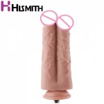 Hismith, Hismith 2IN1 dildo 7 cm width 7.5 inch Insertable KlicLok accessories for sex machine p sex toys g spot double silicone dildos