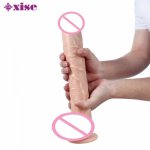 XINSE 13.2 inch Big  Dildo with Suction Cup Super Soft Silicone Huge Horse Dildo Sex Toys for Women Adult Huge Penis Sex Product