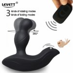 360 Degree Rotating Tickling Wireless Remote Control Prostata Massager Butt Vibrator Anal Plug Male Masturbator Sex Toys For Men