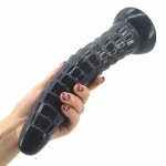 Silicone Anal  Huge Dildo Plug with Suction Cup Rough Surface Dildo Sex Toys for Women Men Erotic Sex Products Butt Plug