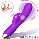 Rabbit Vibrator G Spot Heating Clitoris Stimulator Female Masturbator Vibrating Massager Dildo Vibrators For Women Clitoris Sex
