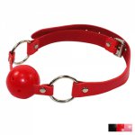 SM Sexy Erotic Suit Adult Sex Toys Goods Handcuff Slave Harness Leather Ball Gag BDSM Bondage Fetish Mouth Restraints H5