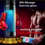 Water Massage Masturbator Cup Male Penis Enlargement Vacuum Pump Smart Automatic Interaction Time delay exercise Sex Toy For Men