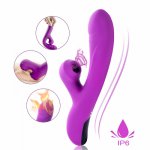 10 Speed Telescopic Rabbit 3 Sucking Modes Vibrators Thrusting Dildo Masturbator Clit Stimulator Erotic Sex Toy for Women Female