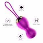 Wireless Remote Control Vibrator Vaginal Dumbbell Exerciser Tight Repair Shrinking Kegel Balls Geisha Ball Sex Toy for Women 98