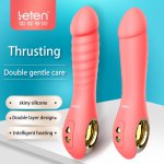 Leten heatable Fairy wand vibrator Electromagnetic Pulse thrusting sex products sex wand, Adult Massager Sex Toys for Women