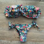 sexy print falbala push up bathing suit bikinis swimwear swimsuit women brazilian bikini set 2018 maillot de bain femme 55