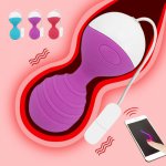 APP Control Vibrators For Women USB Rechargeable Vagina Vibrating Eggs Sex Toys For Women Kegel Ball Jumping Eggs Sex Products