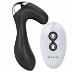 Anal Plug+Prostate Gland Massager for Male USB Remote Control 7 Vibratios G-spot Stimulation Male Masturbation Toy for Men H2-33