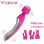 Nalone, Nalone Double Motor Powerful Body Massager G-spot Clitoris Stimulation Sex Toys Electro Vibrators for Woman AV Magic Wand Shop